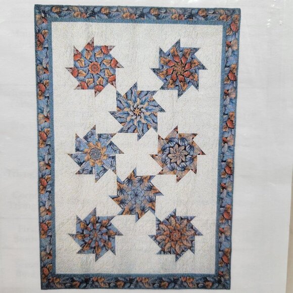 Stack n Whack Kaleidoscope Pinwheel Quilt Pattern Multiple Sizes - Picture 2 of 3